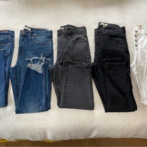 Bundle women’s size 30 Madewell skinny jeans, quantity 5